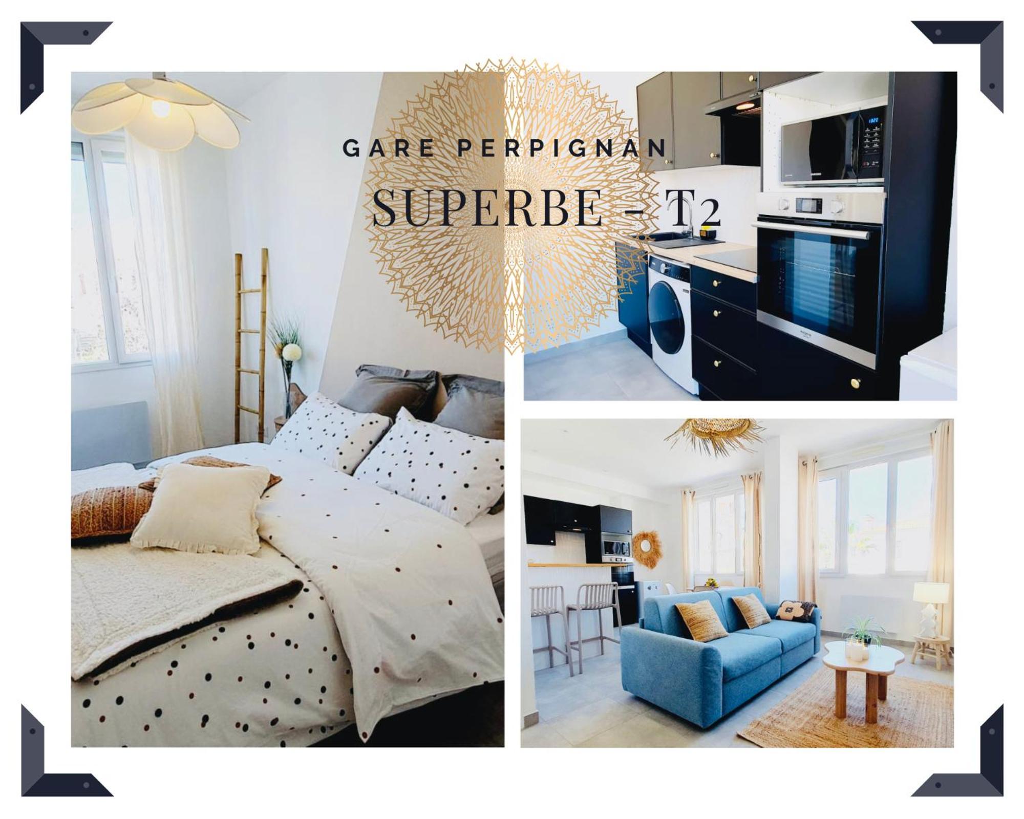 Apartament Superbe T2 - Proche Gare Perpignan Zewnętrze zdjęcie
